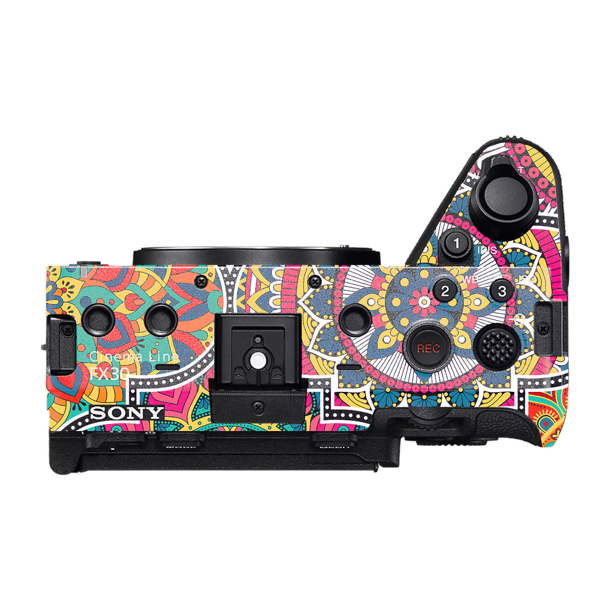 Boho Mandala Tile Pattern Sony FX30 Camera Skin