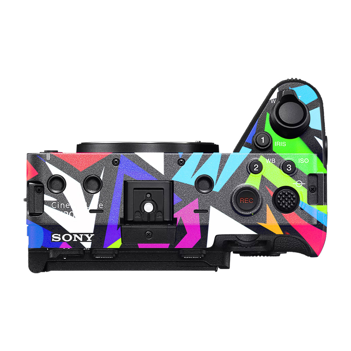 Bold Geometric Pop Sony FX30 Camera Skin