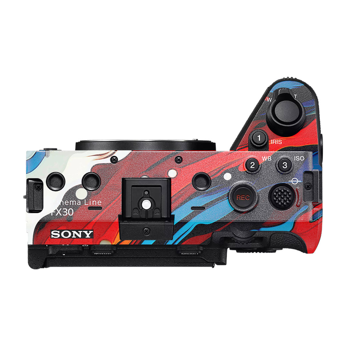 Fire & Ice Flow Sony FX30 Camera Skin