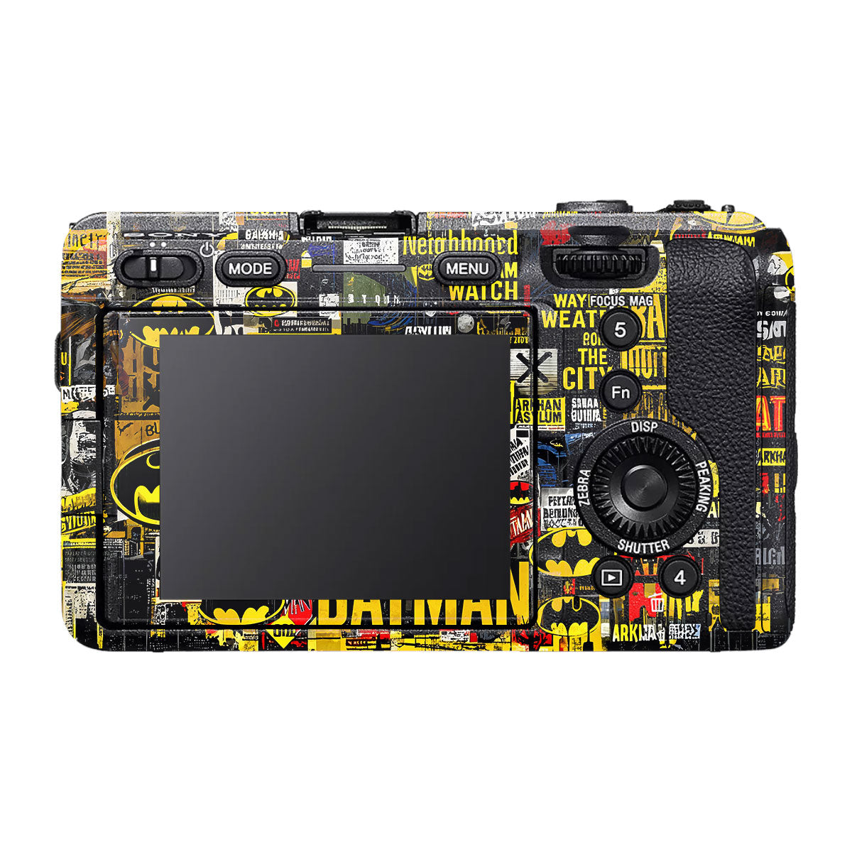 Batman Collage Sony FX30 Camera Skin