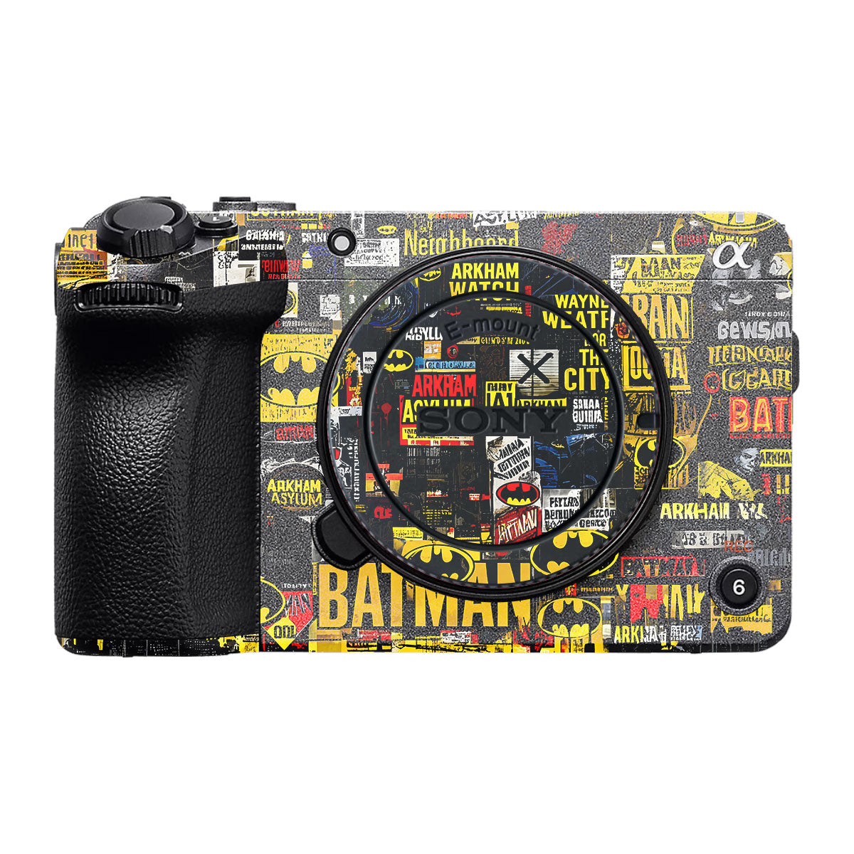 Batman Collage Sony FX30 Camera Skin