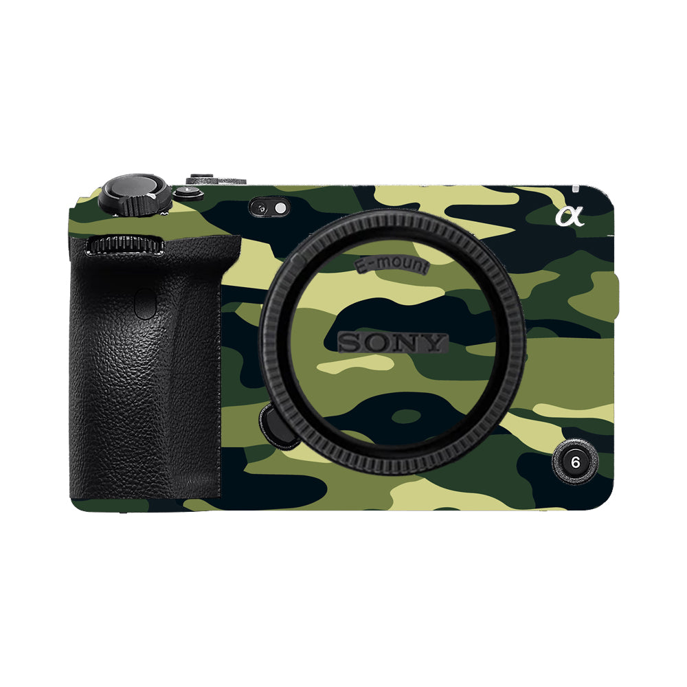 Forest Green Camo Sony FX3 Camera Skins