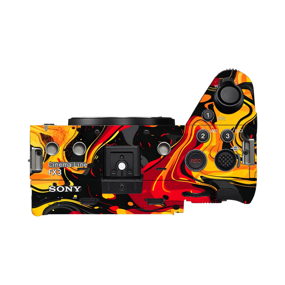 Lava Burst Sony FX3 Camera Skins
