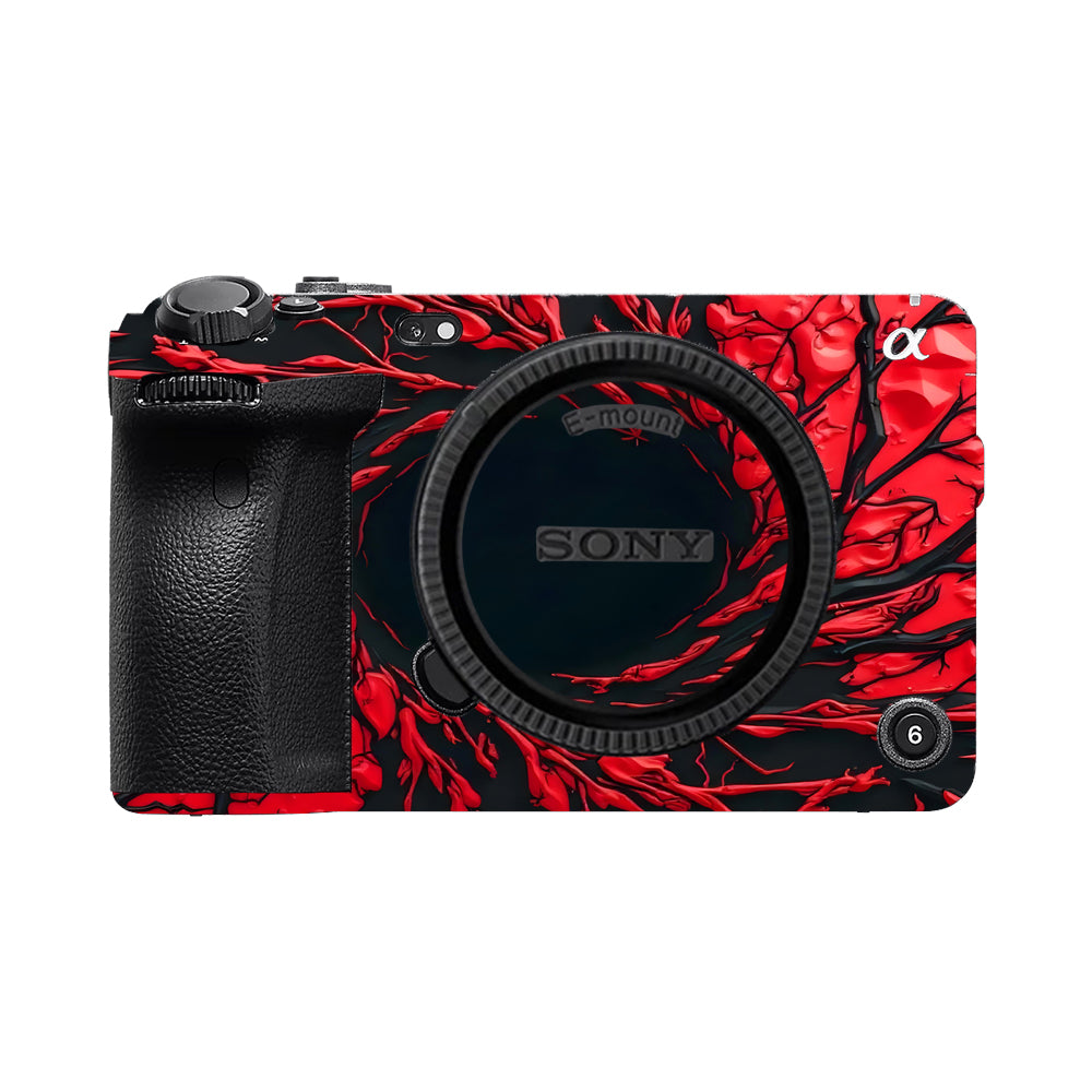 Venom Red Sony FX3 Camera Skins