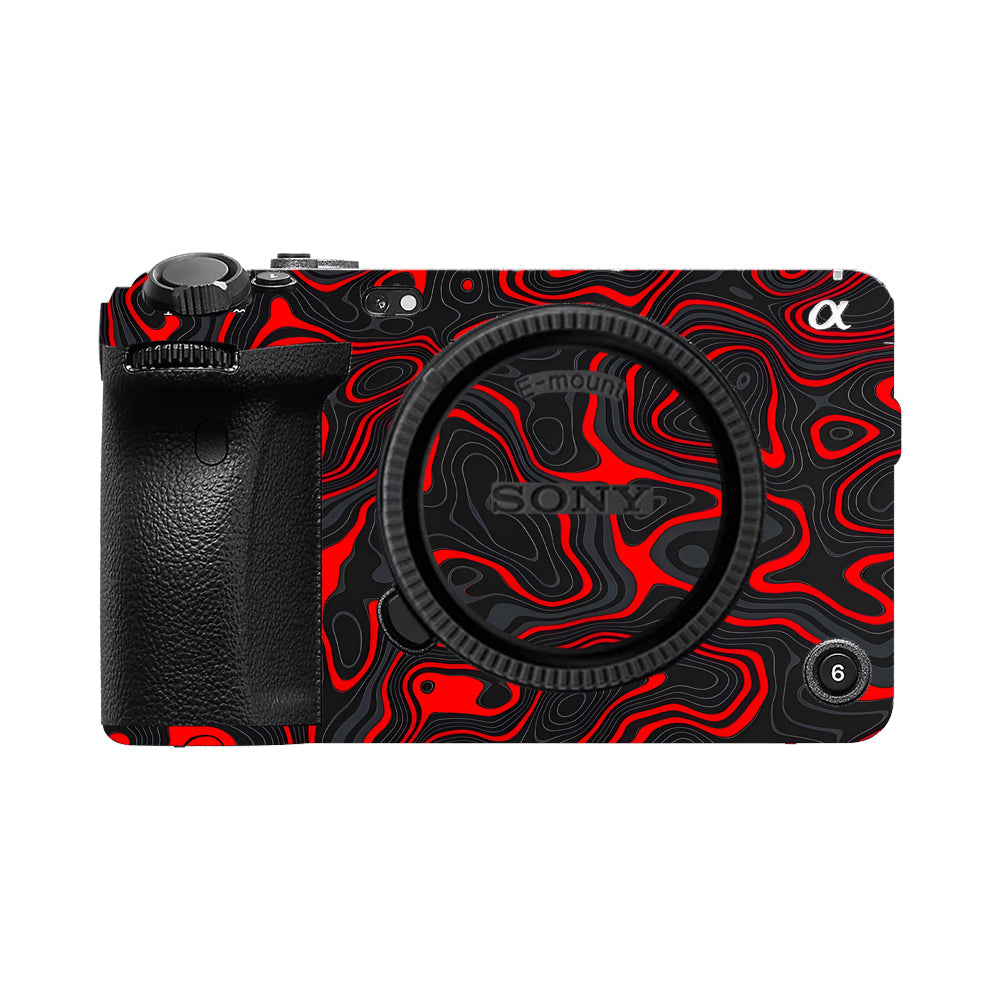 Crimson Waves Sony FX3 Camera Skins