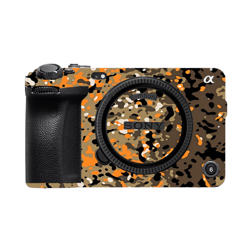 Orange Brown Spot  Sony FX3 Camera Skins