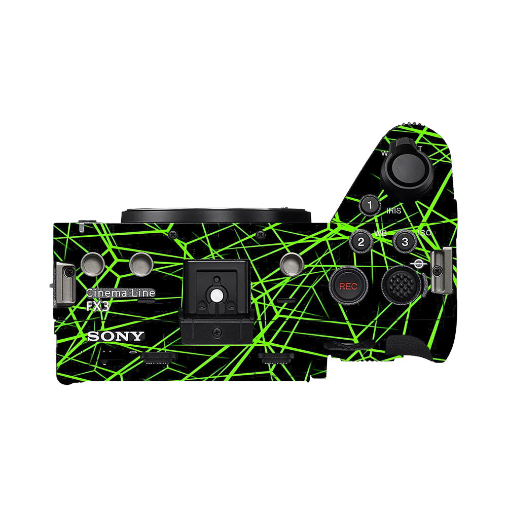 Neon Grid Sony FX3 Camera Skins