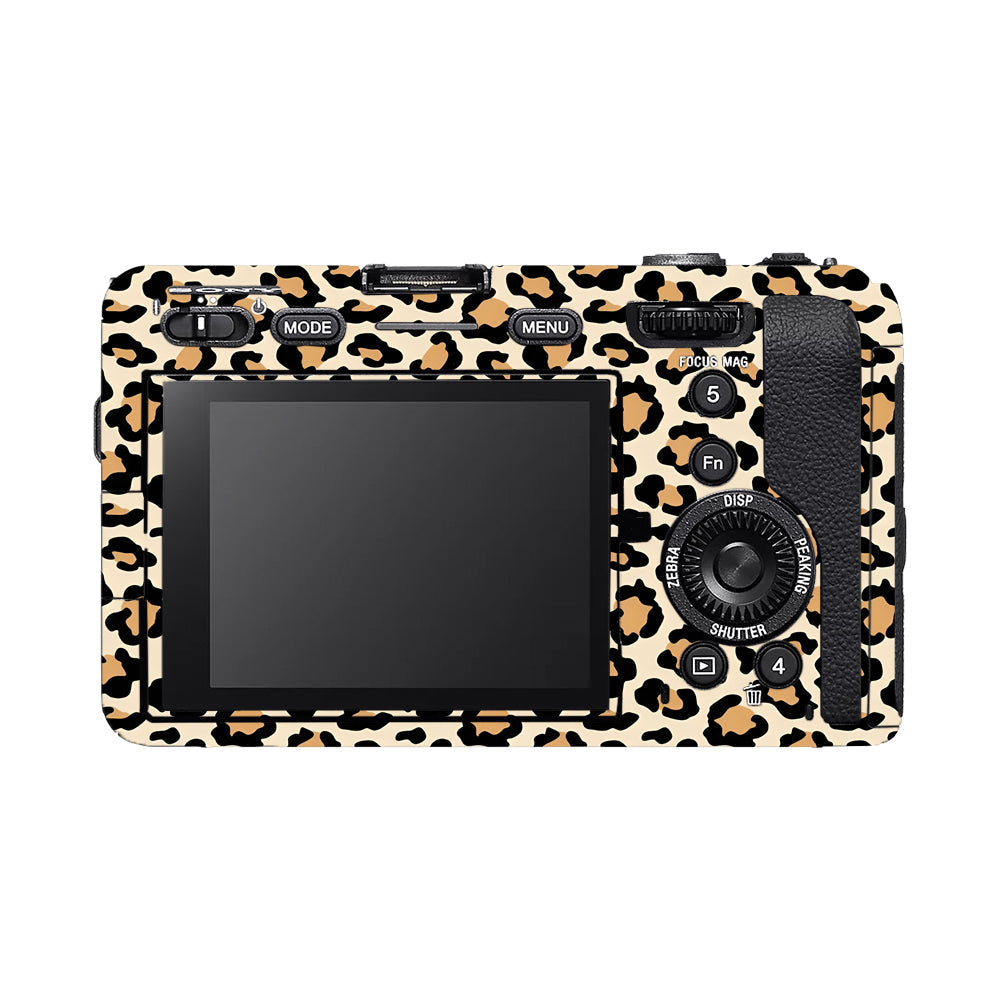 Sandy Leopard Spots Sony FX3 Camera Skins