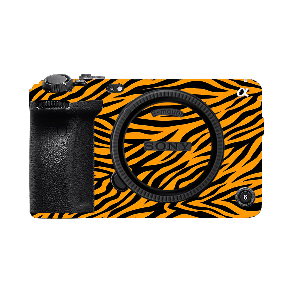 Zebra Gold Pattern Sony FX3 Camera Skins
