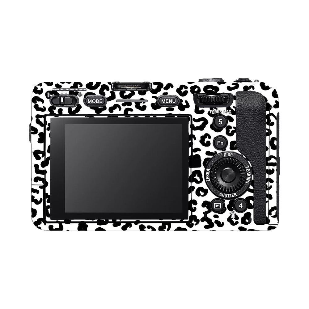 White Leopard Sony FX3 Camera Skins