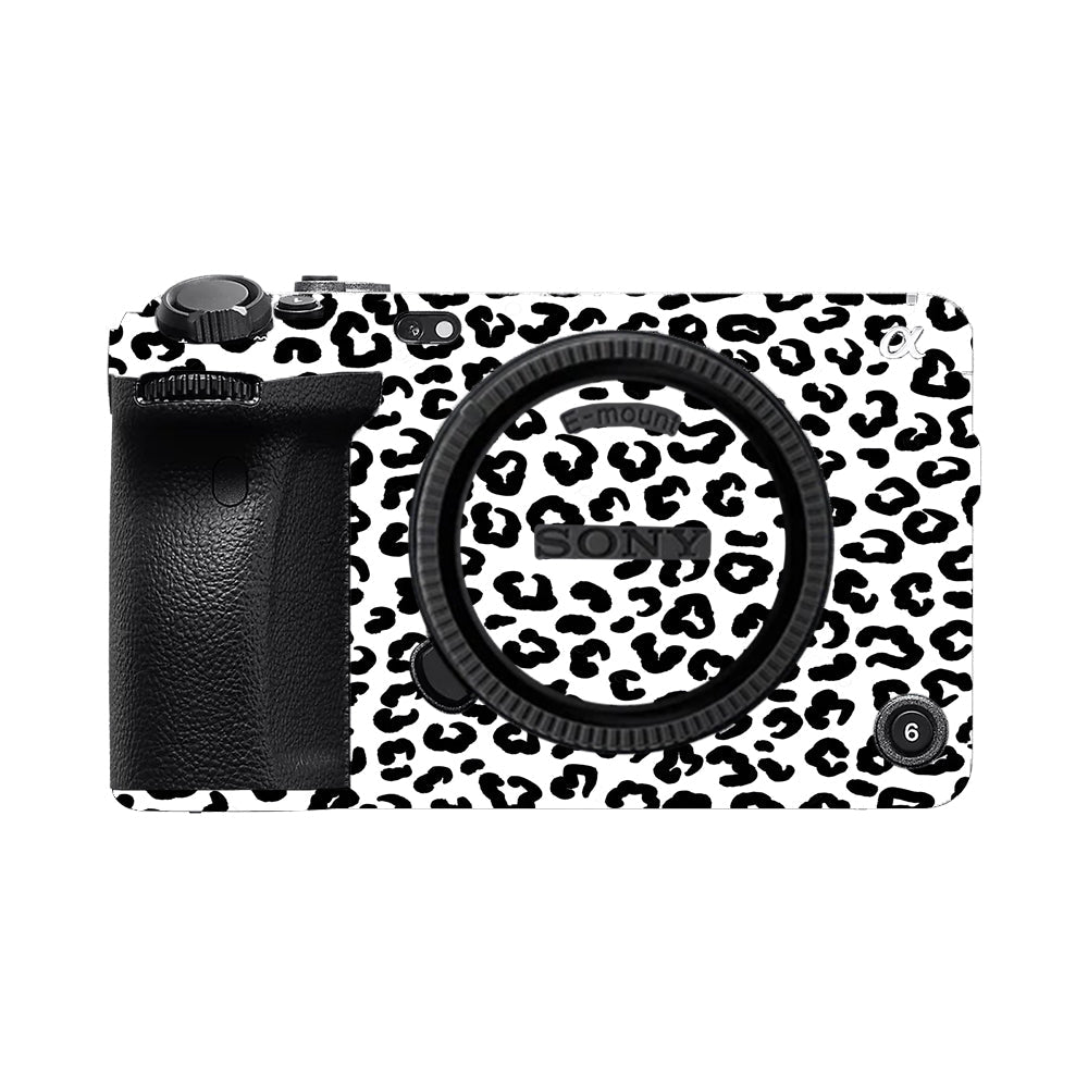 White Leopard Sony FX3 Camera Skins