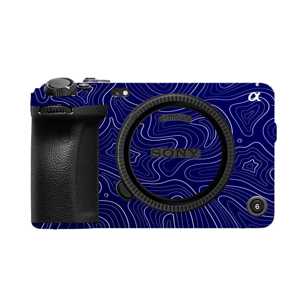 Deep Blue Contour Sony FX3 Camera Skins