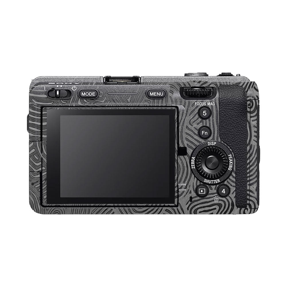 Monochrome Line Maze Sony FX3 Camera Skin