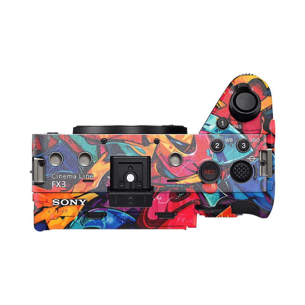 Urban Graffiti Explosion Sony FX3 Camera Skin
