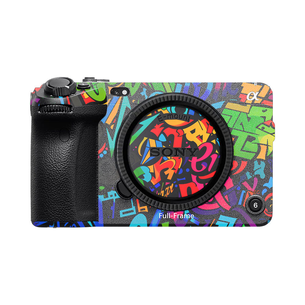 Colorful Urban Street Art Lettering Sony FX3 Camera Skin