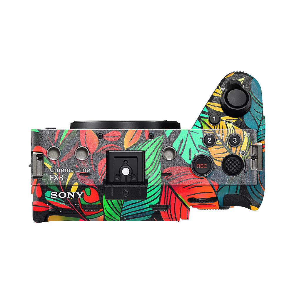 Tropical Jungle Leaves Sony FX3 Camera Skin