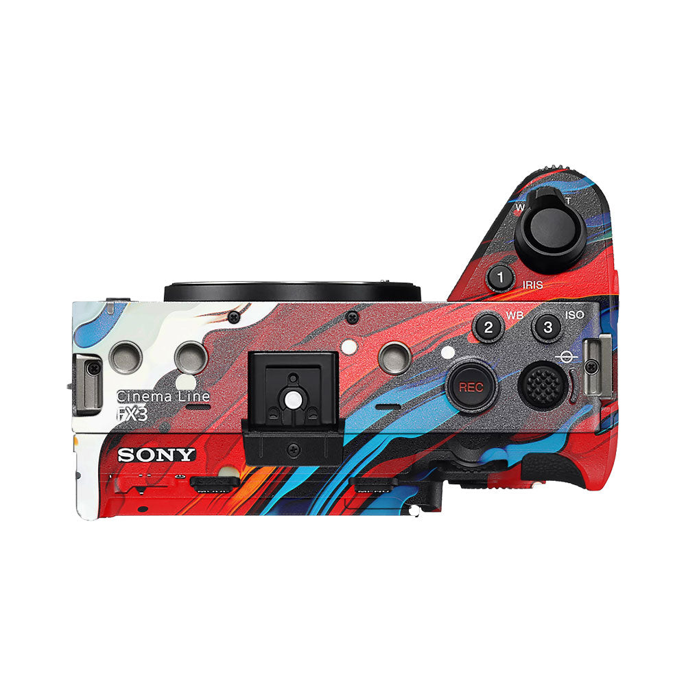 Fire & Ice Flow Sony FX3 Camera Skin
