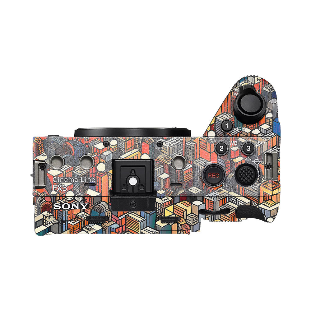 Isometric Cityscape Sony FX3 Camera Skin