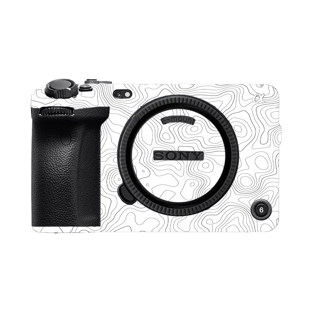 White Contour Design Sony FX3 Camera Skins