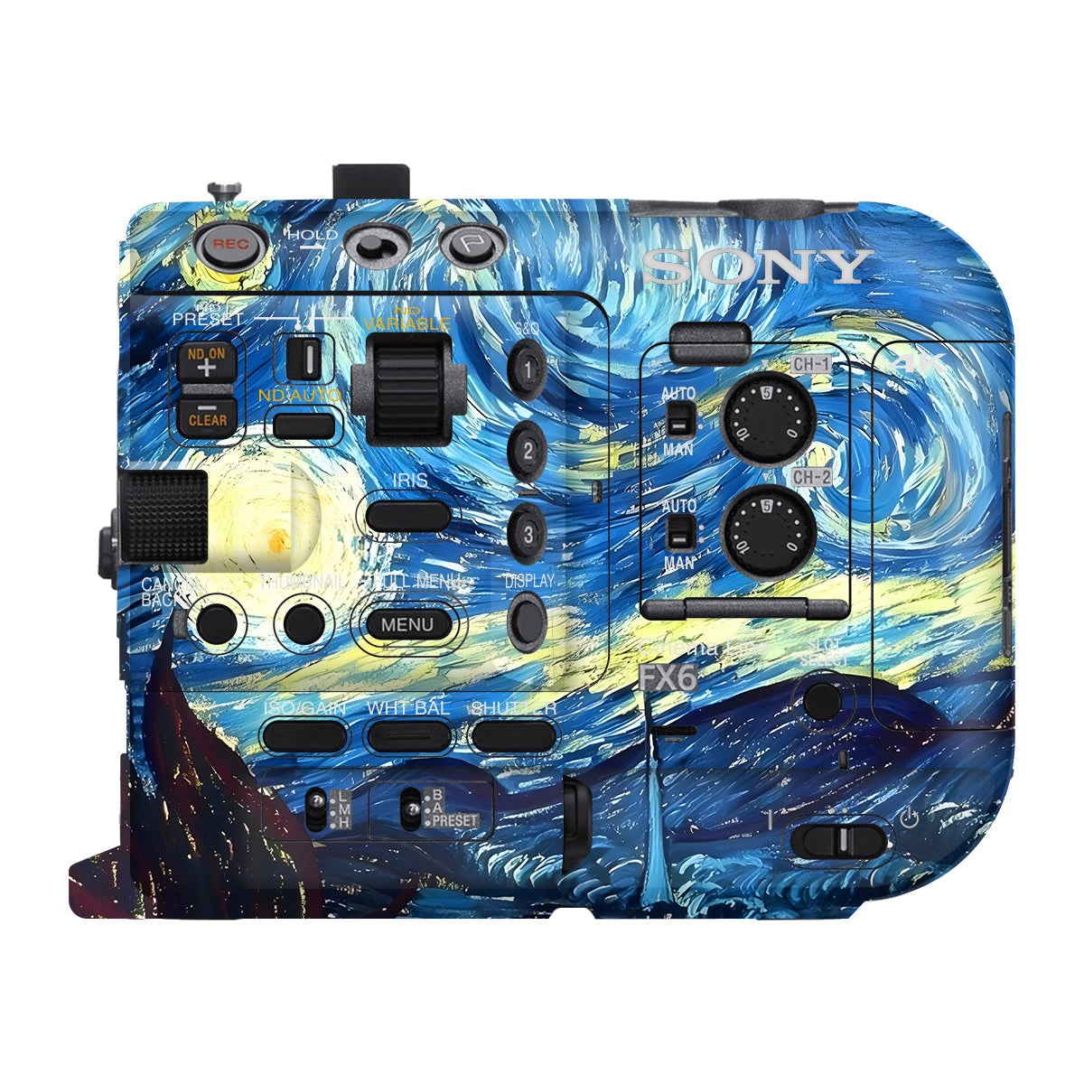 Starry Night Art Sony FX6 Camera Skin