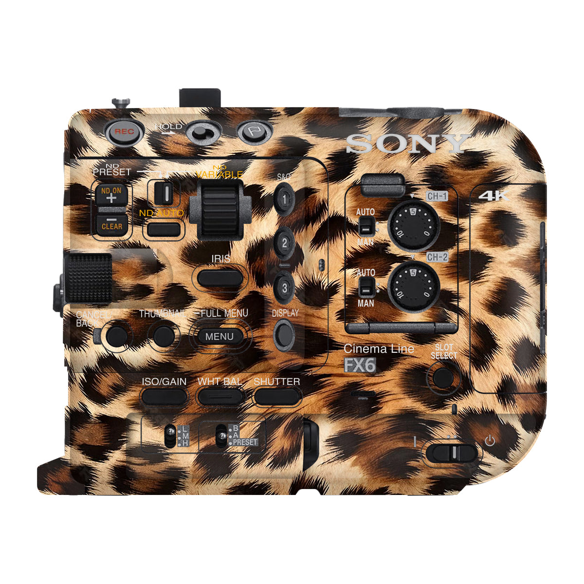 Classic Leopard Spots Sony FX6 Camera Skin
