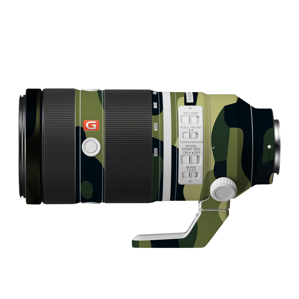 Forest Green Camo Sony FE 100-400mm F/4.5-5.6 GM OSS Camera Lens Skin