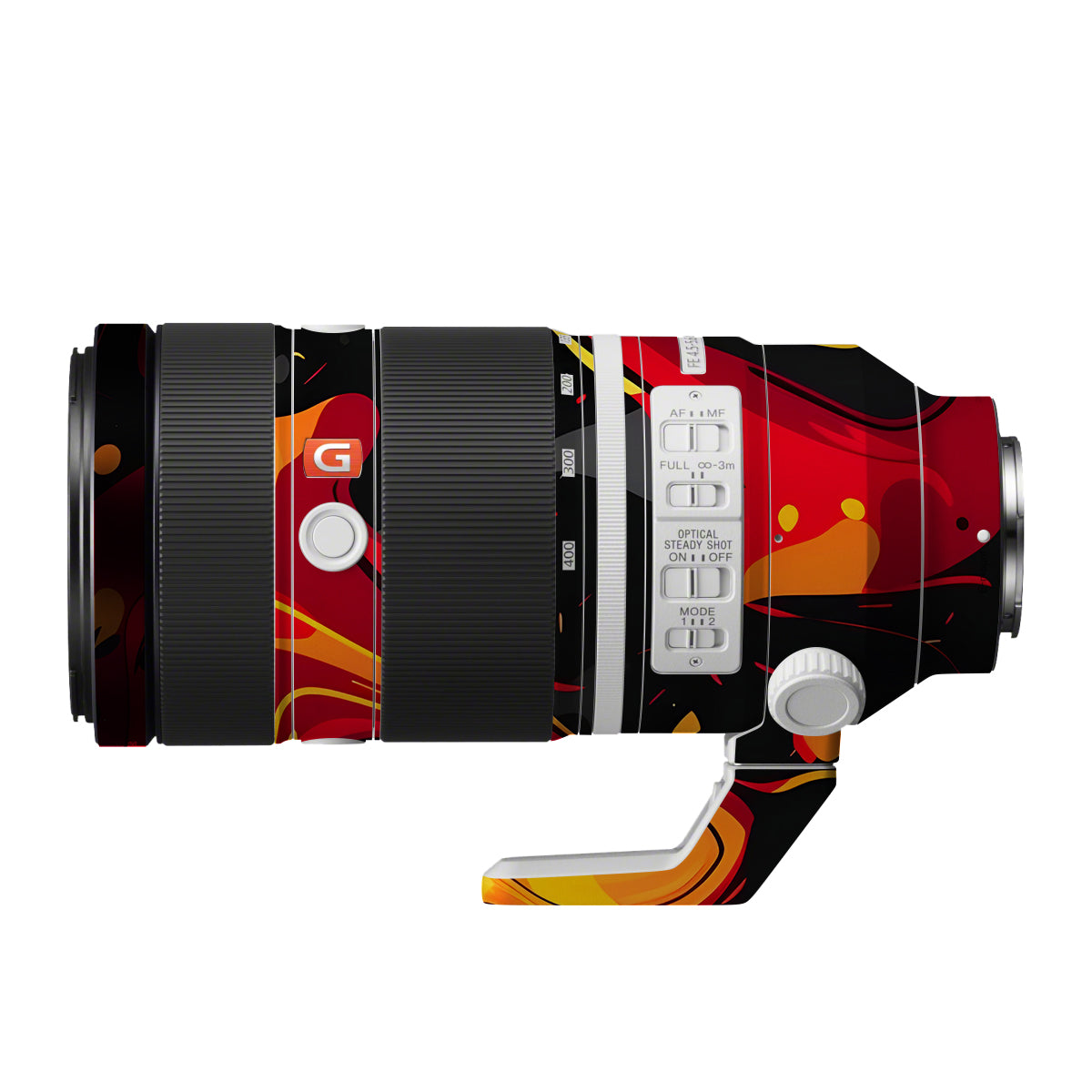 Lava Burst Sony FE 100-400mm F/4.5-5.6 GM OSS Camera Lens Skin