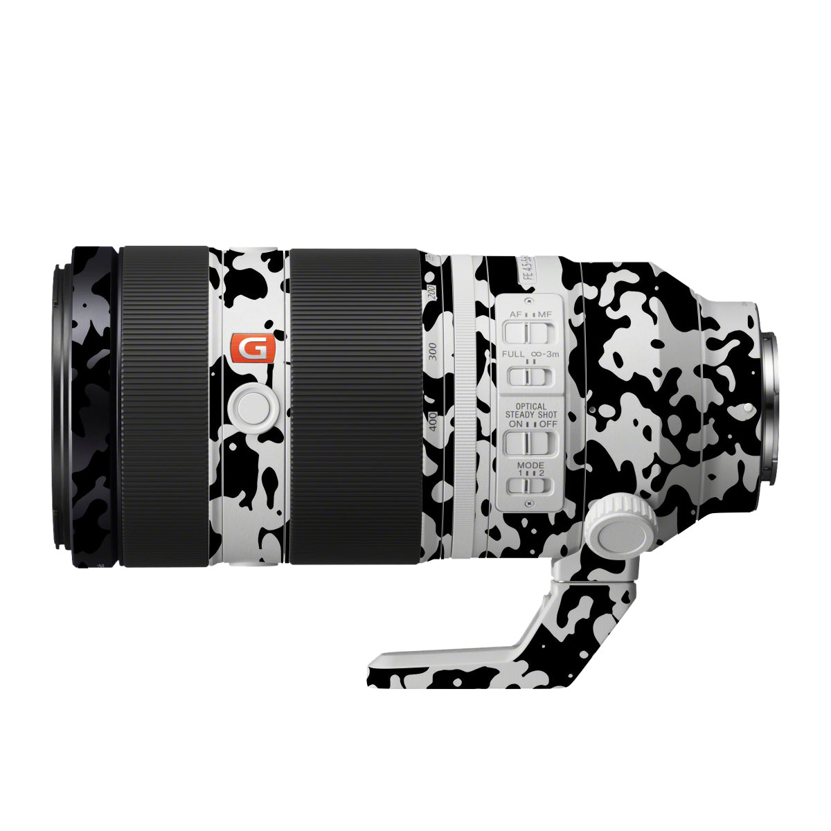 Snow Camo Sony FE 100-400mm F/4.5-5.6 GM OSS Camera Lens Skin