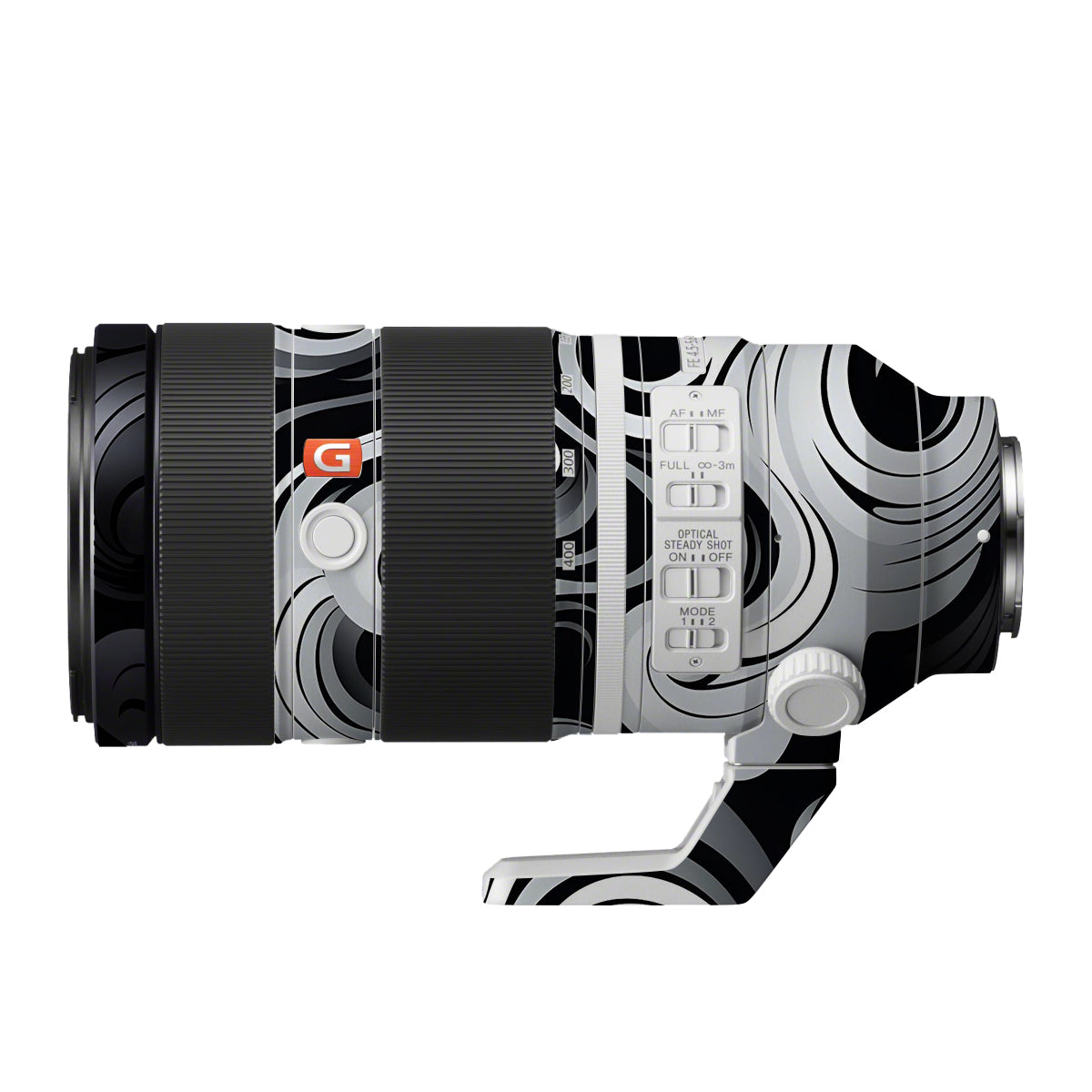 Smoke Swirl Sony FE 100-400mm F/4.5-5.6 GM OSS Camera Lens Skin