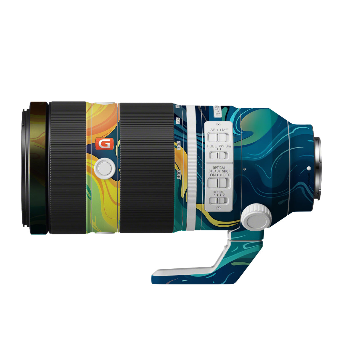 Rainbow Liquid Fusion Sony FE 100-400mm F/4.5-5.6 GM OSS Camera Lens Skin