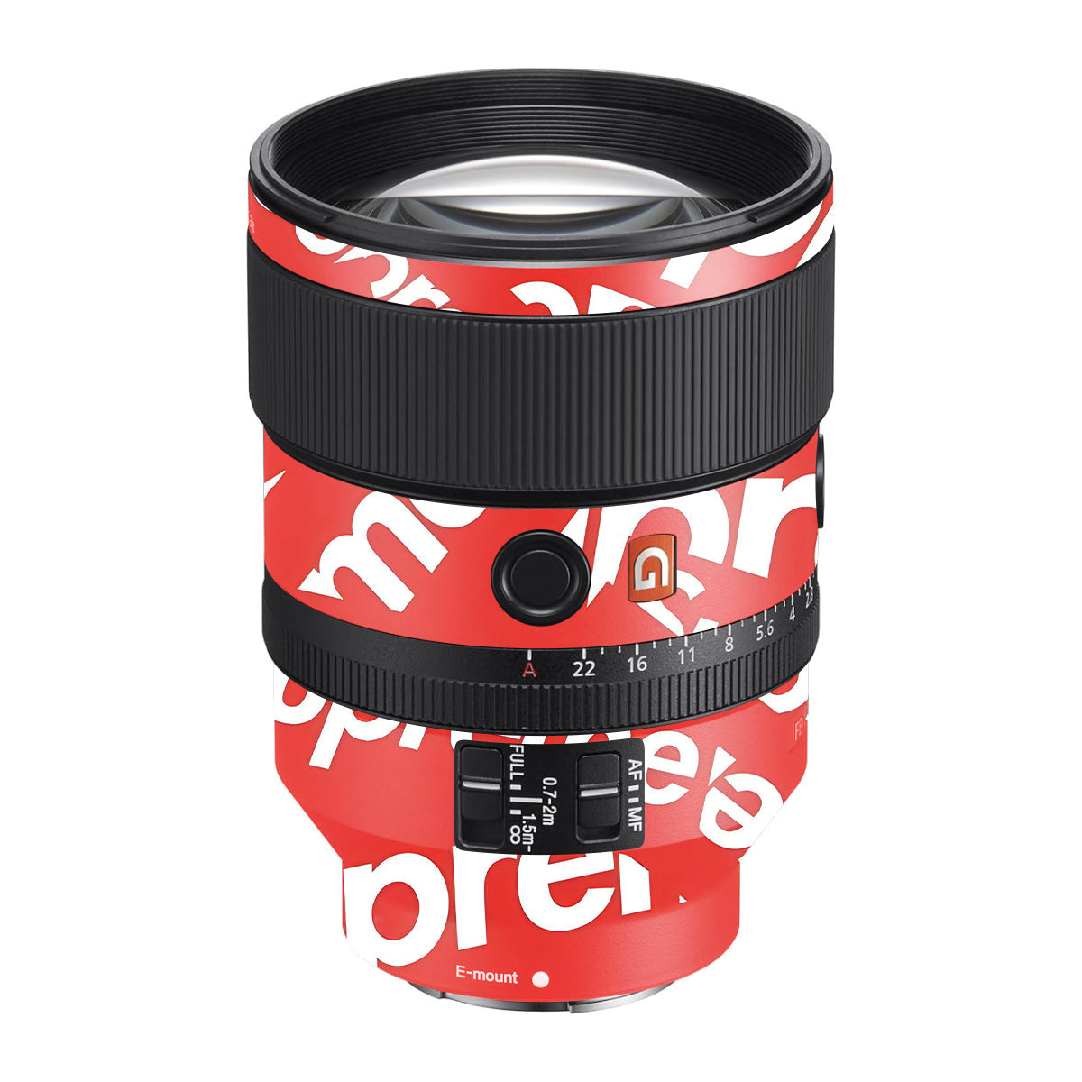 Supreme Red Sony FE 135mm F/1.8 GM Camera Lens Skin