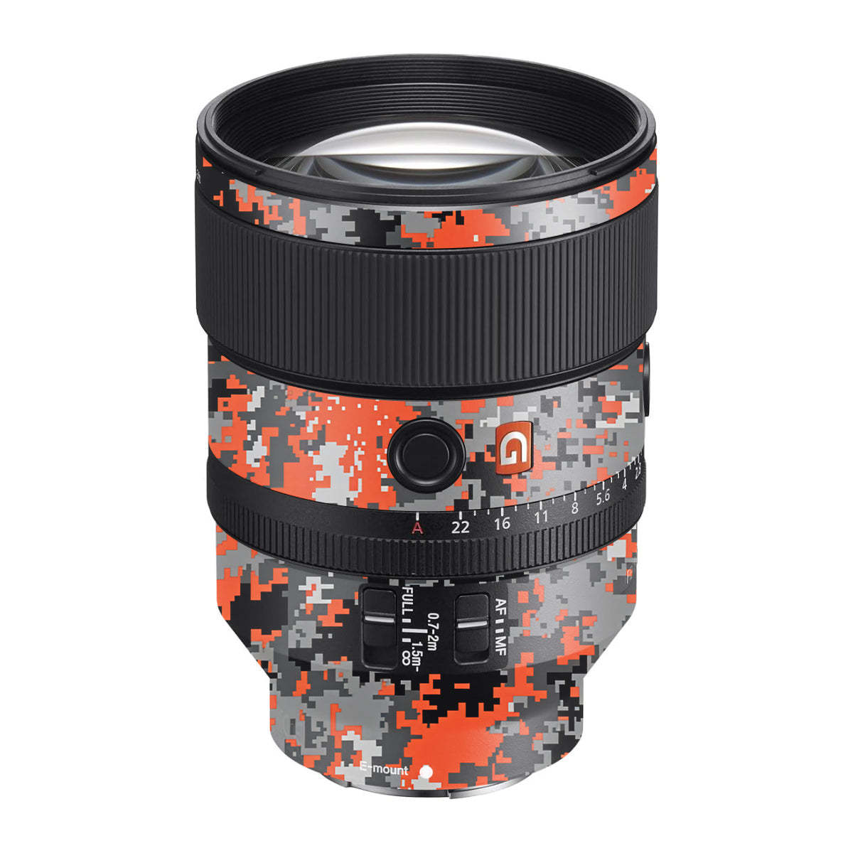 Inferno Pixel Sony FE 135mm F/1.8 GM Camera Lens Skin