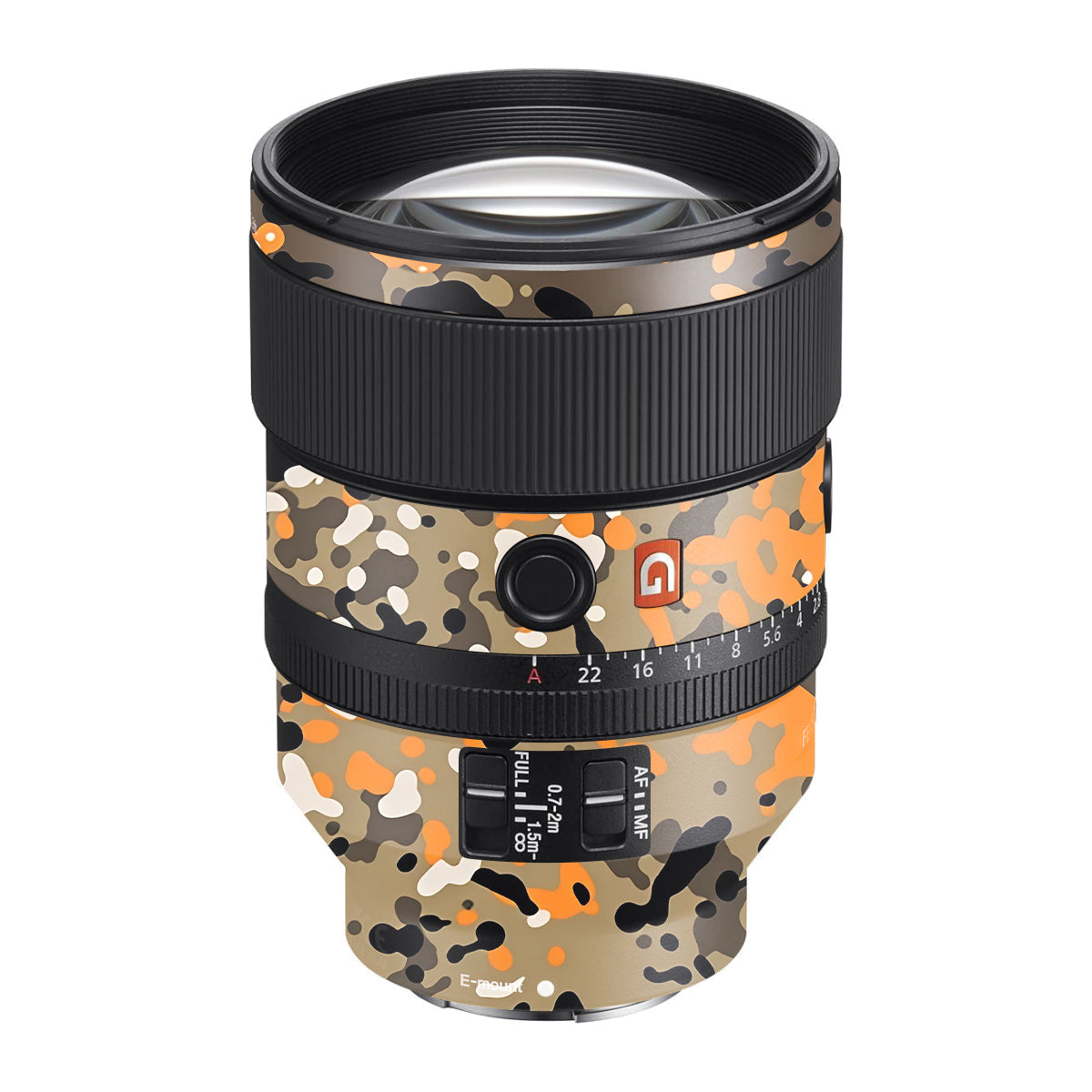 Orange Brown Spot Sony FE 135mm F/1.8 GM Camera Lens Skin