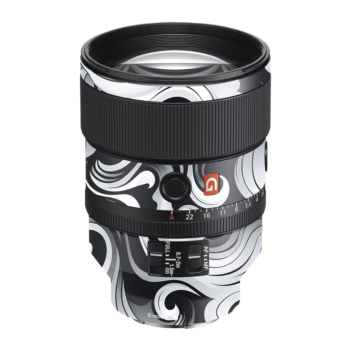 Smoke Swirl Sony FE 135mm F/1.8 GM Camera Lens Skin