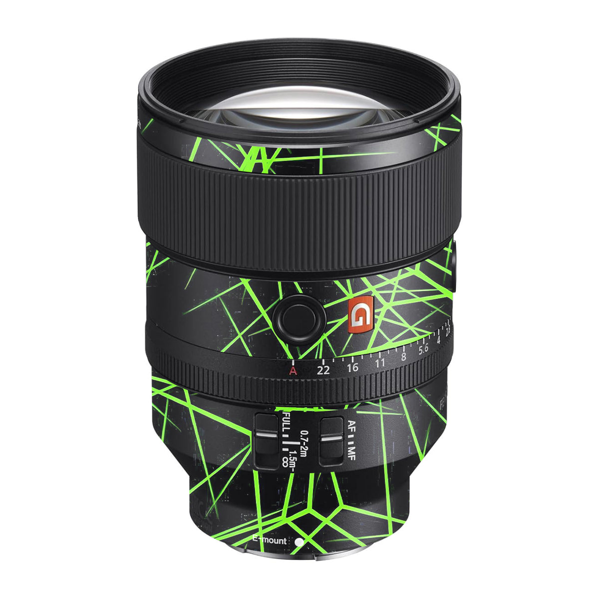 Neon Grid Sony FE 135mm F/1.8 GM Camera Lens Skin