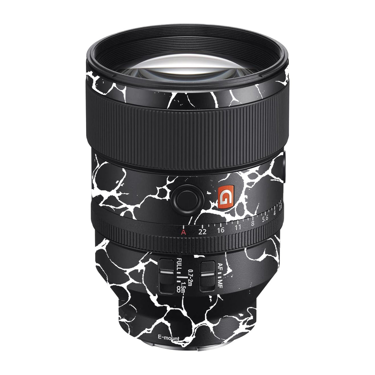 White Web Sony FE 135mm F/1.8 GM Camera Lens Skin