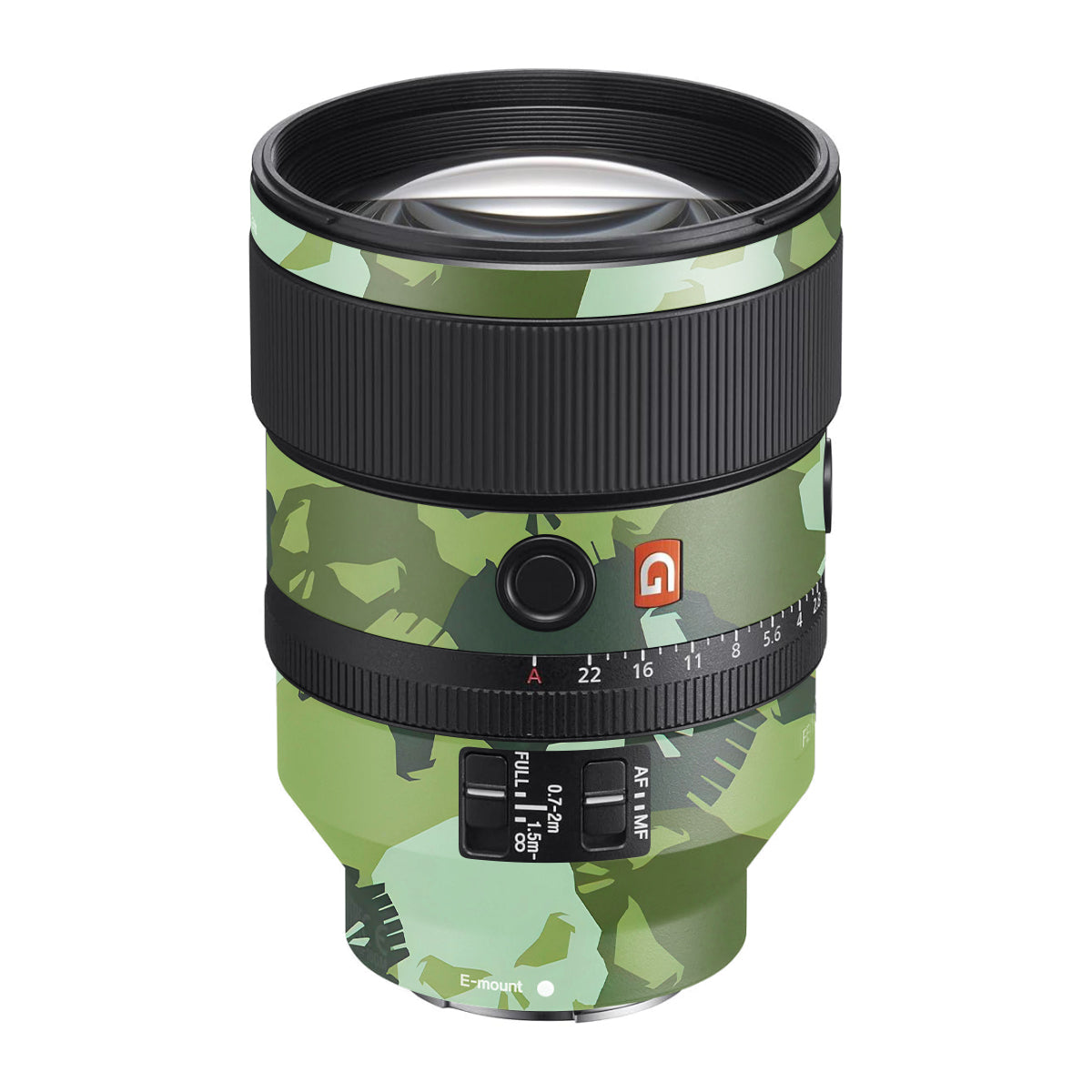 Tropic Camo Sony FE 135mm F/1.8 GM Camera Lens Skin