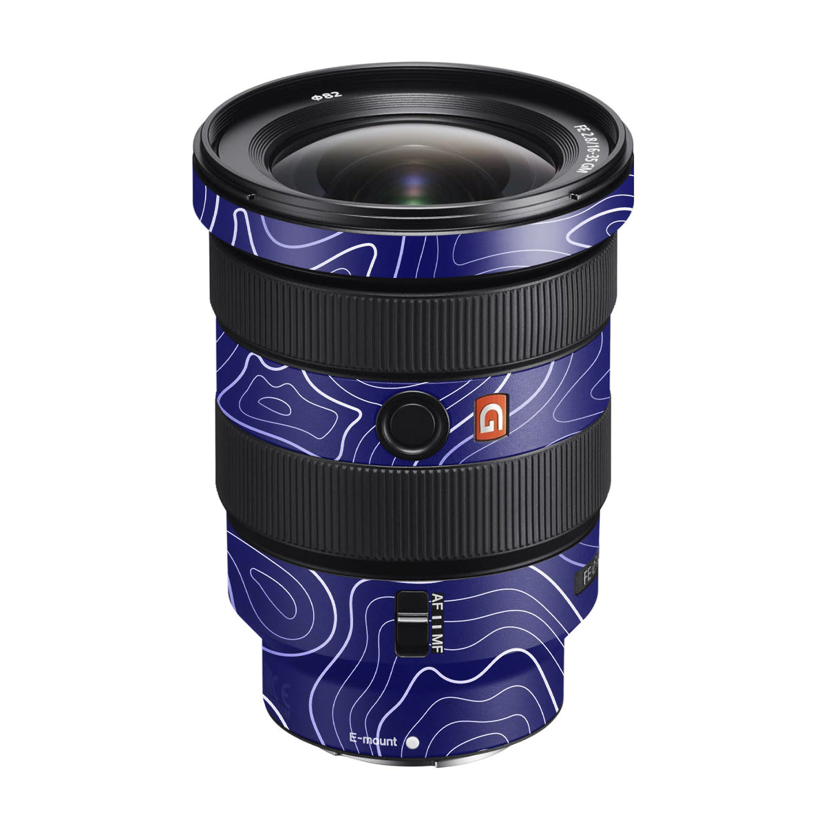 Deep Blue Contour Sony FE 16-35mm F/2.8 GM Camera Lens Skin
