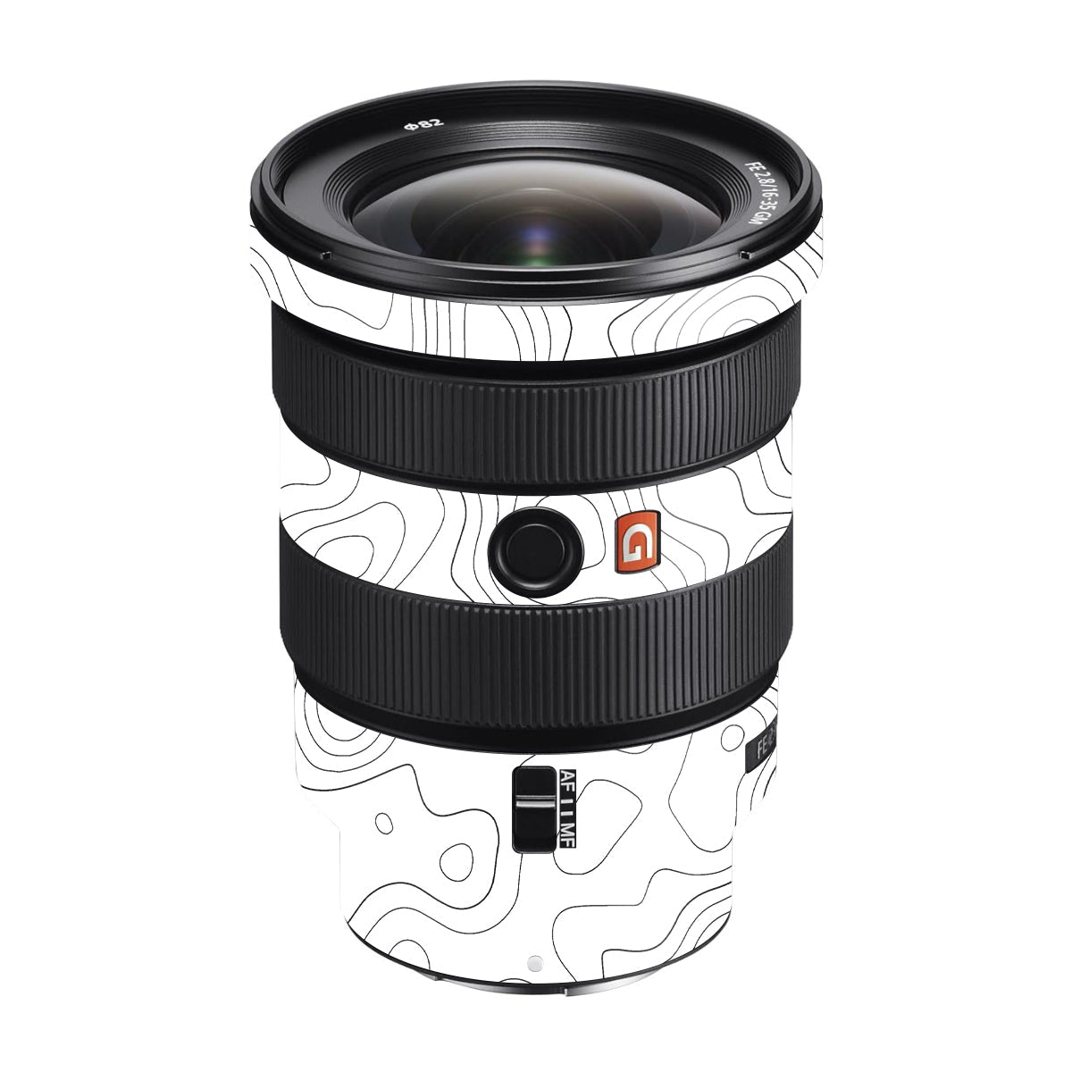 White Contour Design Sony FE 16-35mm F/2.8 GM Camera Lens Skin