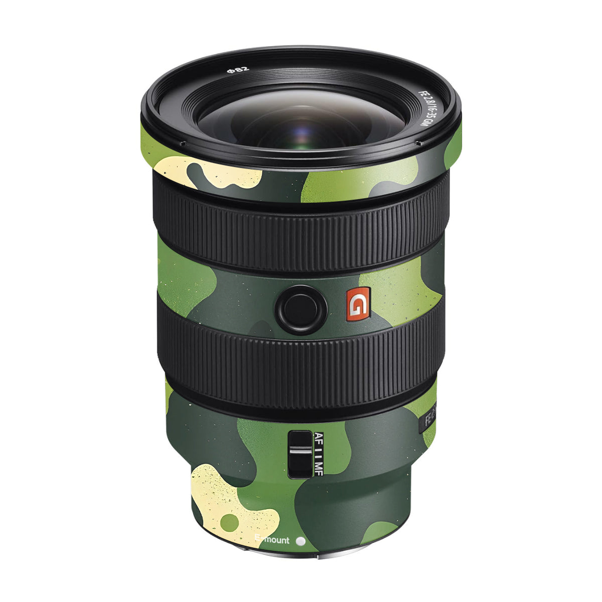 Camouflage Pattern Sony FE 16-35mm F/2.8 GM Camera Lens Skin