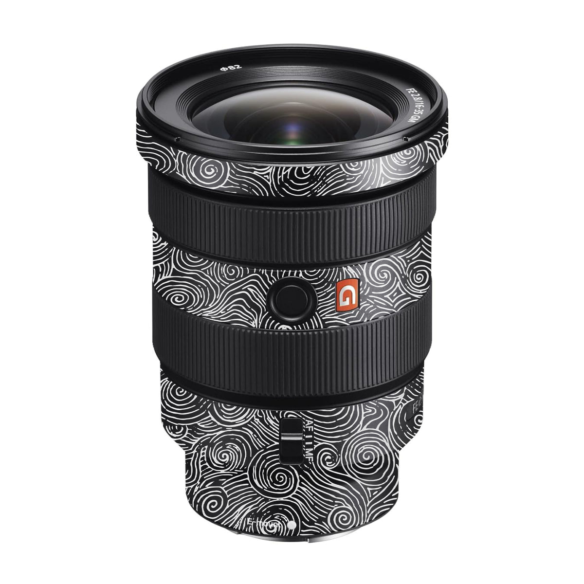 White Spirals Sony FE 16-35mm F/2.8 GM Camera Lens Skin