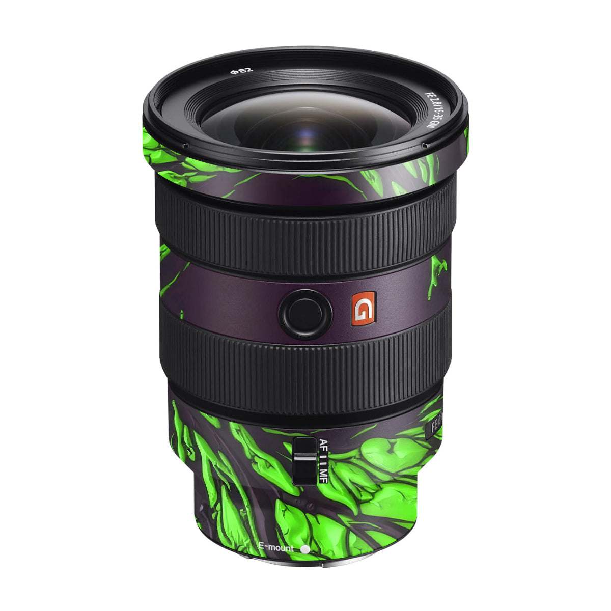 Venom Green Sony FE 16-35mm F/2.8 GM Camera Lens Skin