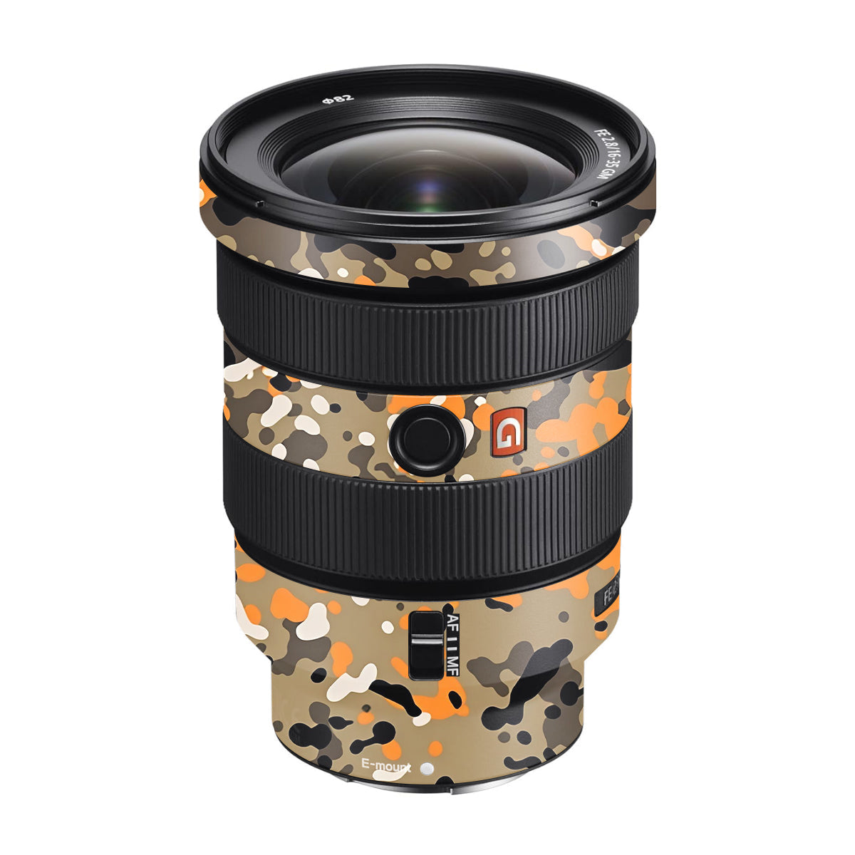 Orange Brown Spot Sony FE 16-35mm F/2.8 GM Camera Lens Skin