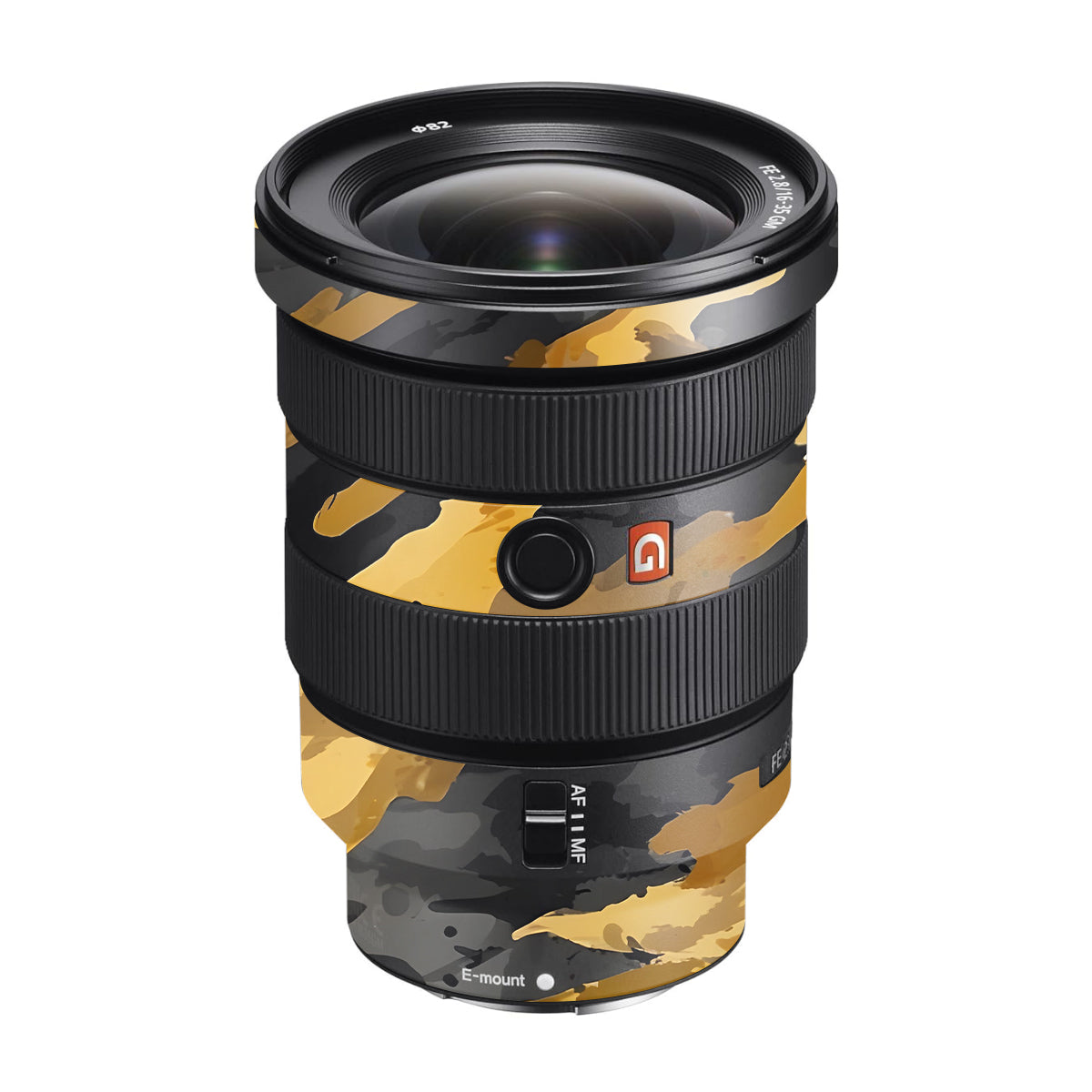 Camo Tiger Blend Sony FE 16-35mm F/2.8 GM Camera Lens Skin