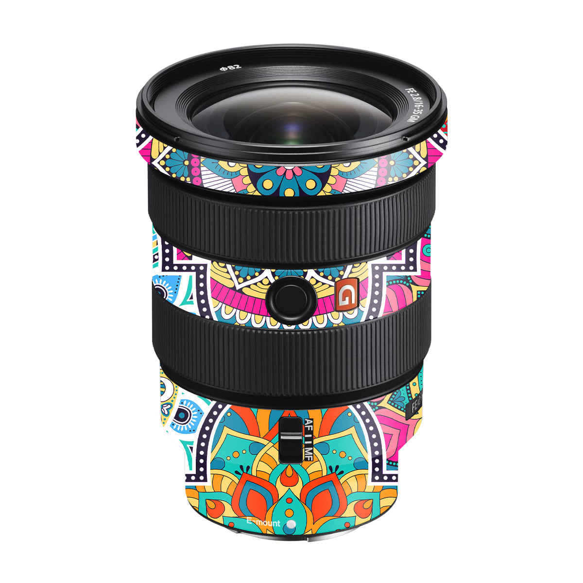 Boho Mandala Tile Pattern Sony FE 16-35mm F/2.8 GM Camera Lens Skin