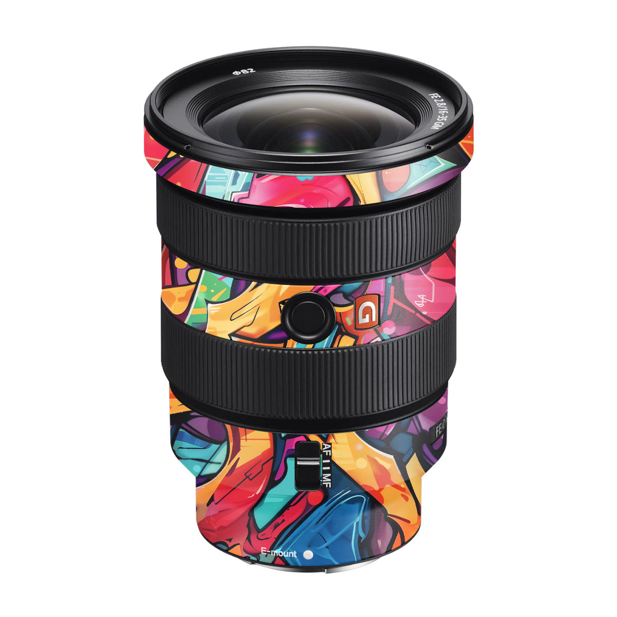Urban Graffiti Explosion Sony FE 16-35mm F/2.8 GM Camera Lens Skin
