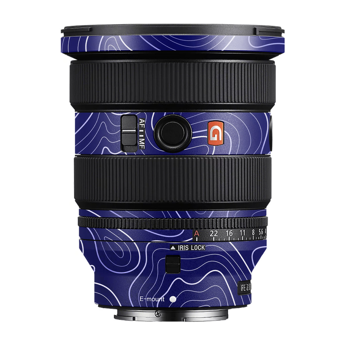Deep Blue Contour Sony FE 16-35mm F/2.8 GM II Camera Lens Skin