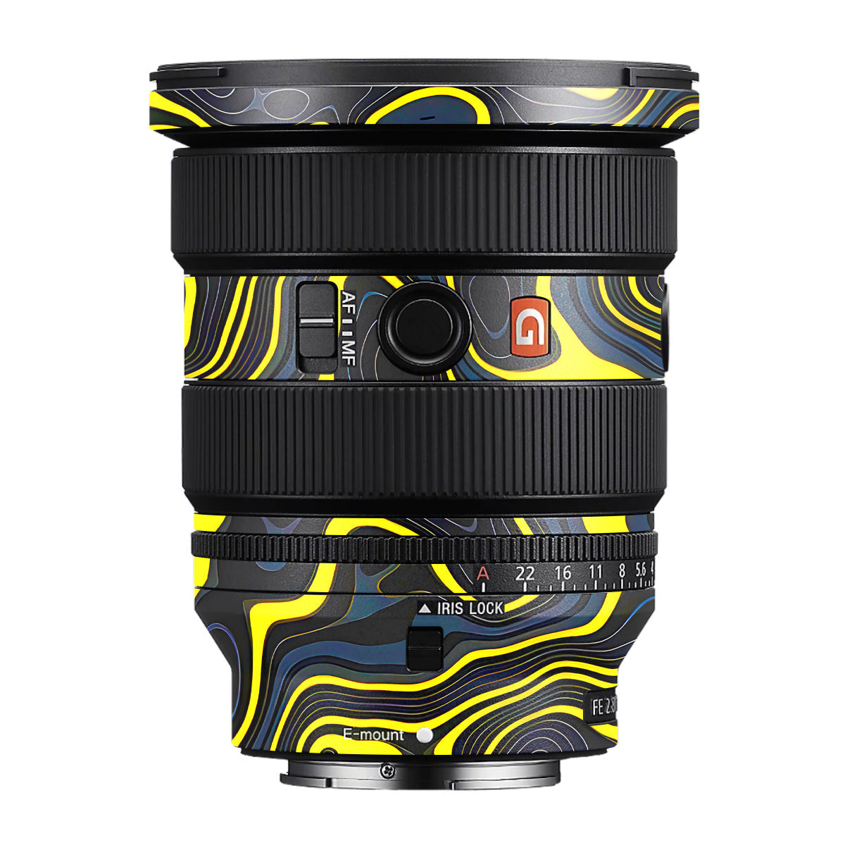 Neon Lava Contours Sony FE 16-35mm F/2.8 GM II Camera Lens Skin