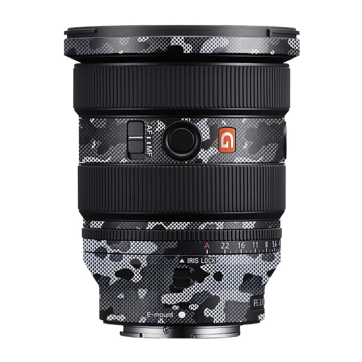 Stealth Grey Camo Sony FE 16-35mm F/2.8 GM II Camera Lens Skin