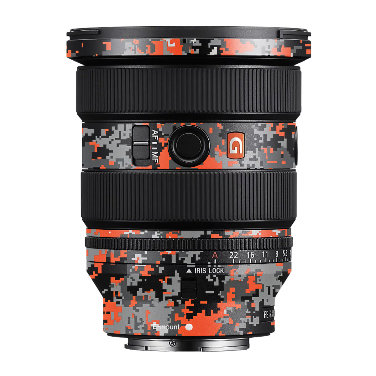 Inferno Pixel Sony FE 16-35mm F/2.8 GM II Camera Lens Skin